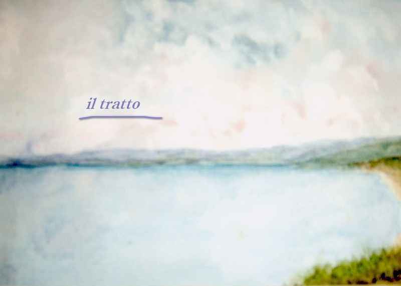 immagine di un tratto di penna blue